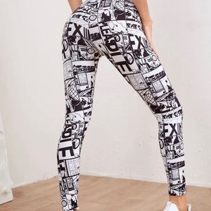 Women’s Black&White Leggings